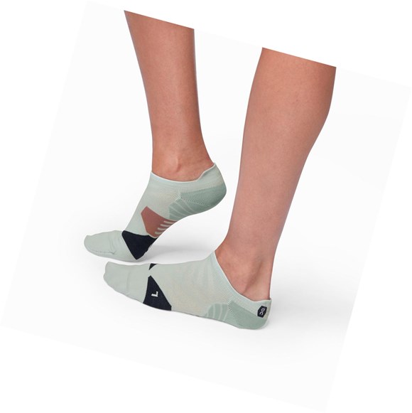 Calcetines Para Correr On Low Mujer Grises | 3965AXSLW