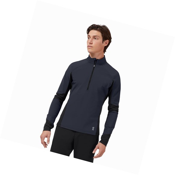 Camisas On Trail Breaker Hombre Azul Marino Negros | 4257VTOJL
