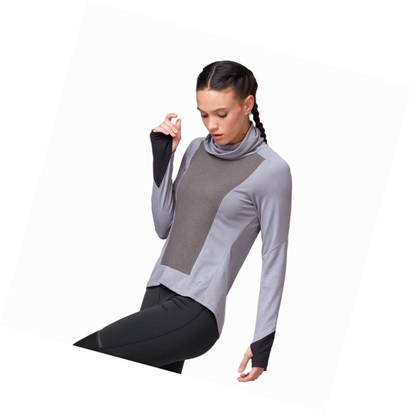 Camisas Para Correr On Weather Mujer Kaki | 1726XWDOE