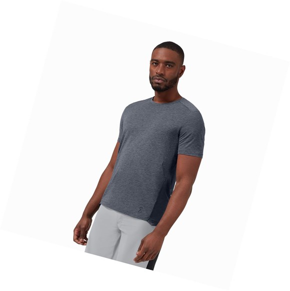 Camiseta On Active-T Hombre Azules | 3869XJMCF