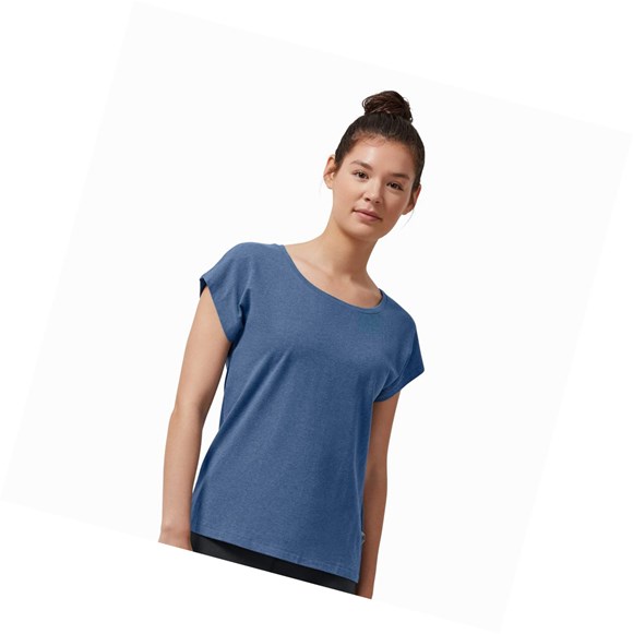Camiseta On On-T Mujer Azules | 7640SRBHE