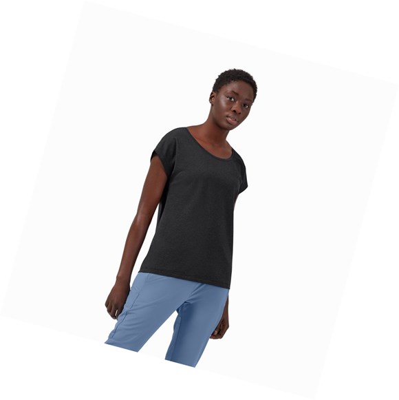 Camiseta On On-T Mujer Negros | 9316PLVXA
