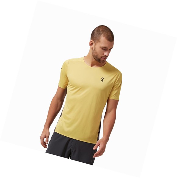Camiseta On Performance Long-T Hombre Moutarde | 3975XKYTE