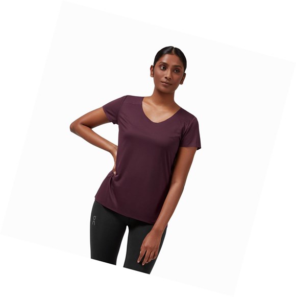 Camiseta On Performance Long-T Mujer Negros | 7562KIZNL