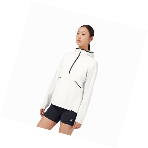 Chaquetas On Impermeables Anorak Mujer Blancos | 3061TYREO