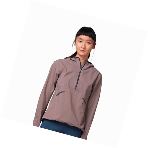 Chaquetas On Impermeables Anorak Mujer Morados | 5861QLKZC