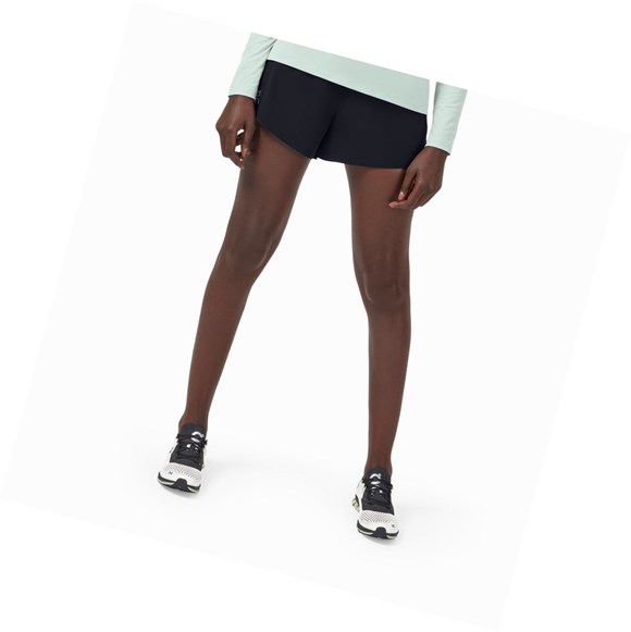 Pantalones Cortos Para Correr On Correr Mujer Negros | 9526ZGTDO