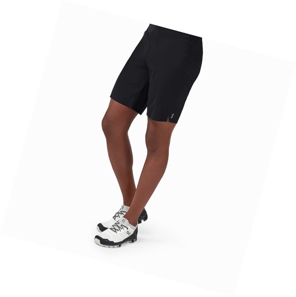 Pantalones Cortos Para Correr On Impermeables Hombre Negros | 4258MFQEZ