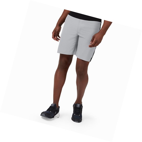 Pantalones Cortos Para Correr On Ligeros Hombre Beige Negros | 1534CIJSW