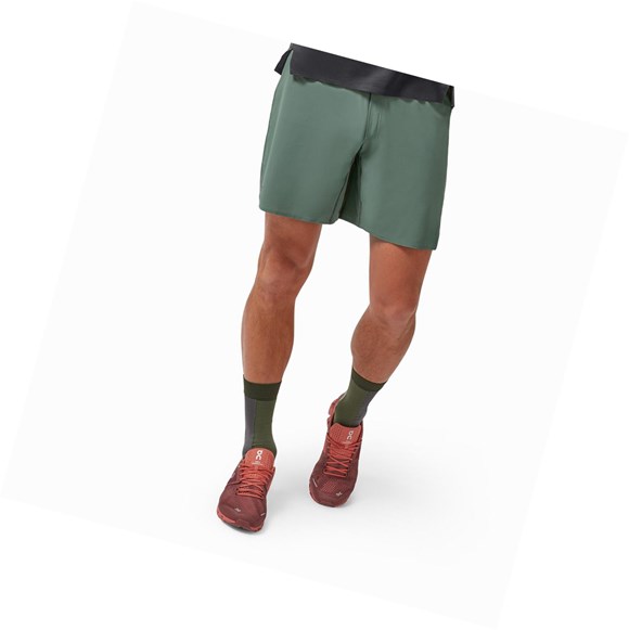 Pantalones Cortos Para Correr On Ligeros Hombre Verde Oliva | 4295EFQNX