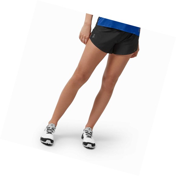 Pantalones Cortos Para Correr On Race Mujer Negros | 2015KZAYJ