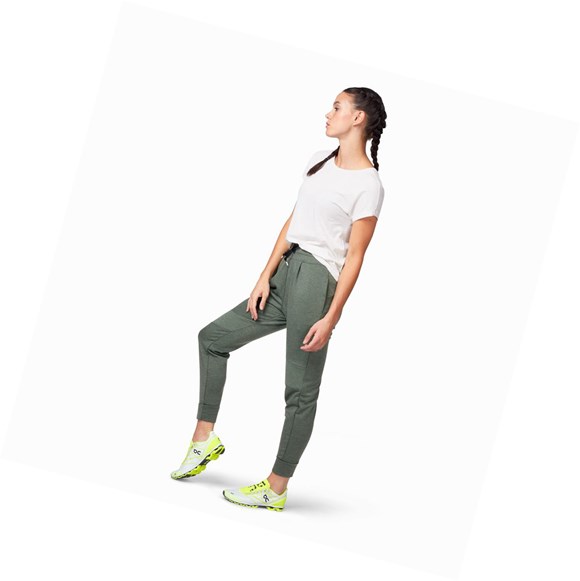 Pantalones Deportivos On Sweat Mujer Verde Oliva | 0175BGLSE