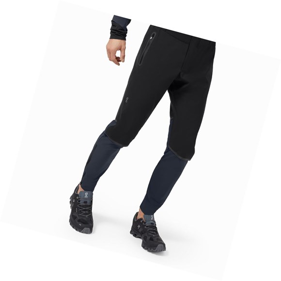 Pantalones On Impermeables Hombre Negros Azul Marino | 3092YMLDK