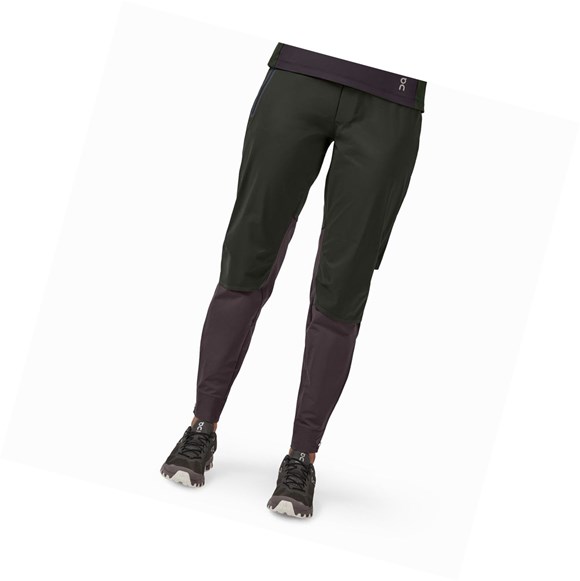 Pantalones On Impermeables Mujer Grises | 1759XWERU