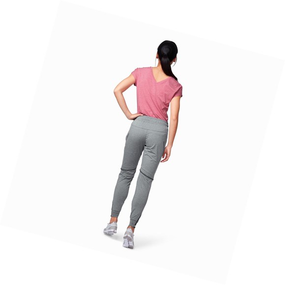 Pantalones Para Correr On Correr Mujer Grises | 2063IQHER