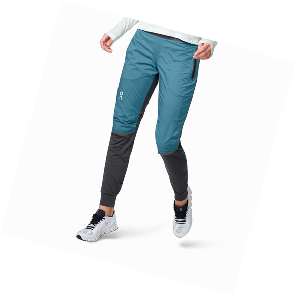 Pantalones Para Correr On Correr Mujer Negros | 7162HYOUX
