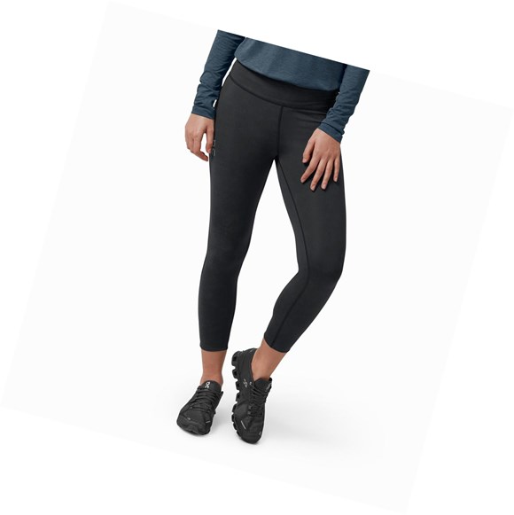 Running Leggings On Tights 7/8 Mujer Negros | 7431WMJTK
