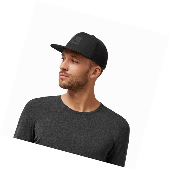 Sombreros On Crew Hombre Negros | 9830TREBF