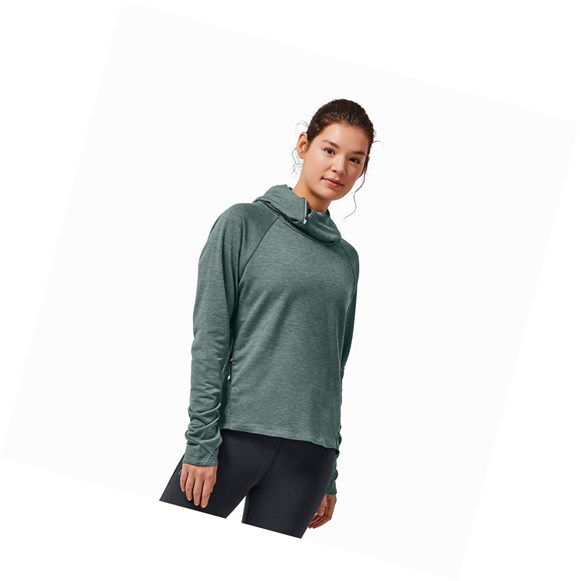 Sudadera Con Capucha On Atléticos & Correr Mujer Verdes | 7653IJAVT
