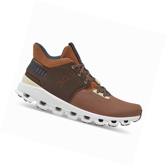 Tenis On Cloud Hi Edge Hombre Marrom | 4586QLYVF