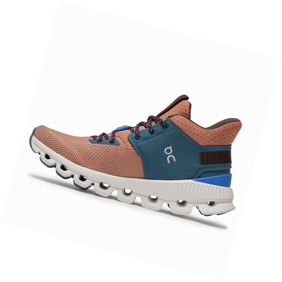 Tenis On Cloud Hi Edge Mujer Marrom Rosas | 4512GHCEL