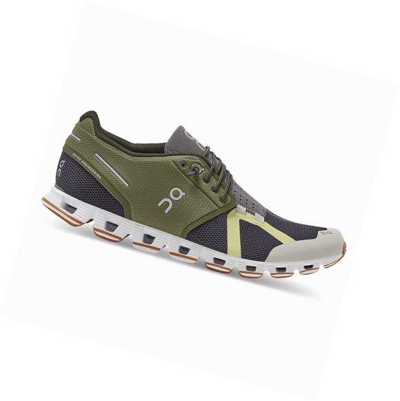 Tenis Para Correr En Carretera On Cloud 70/30 Mujer Azul Marino Verdes | 0956GIMHL