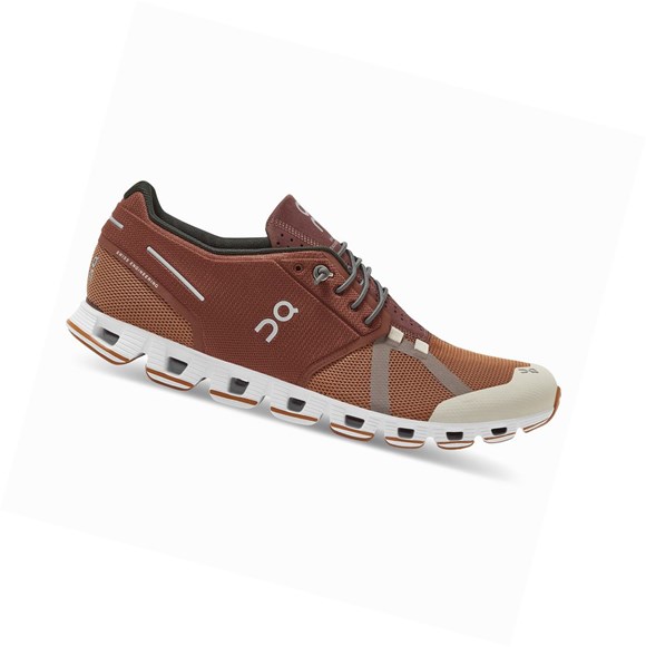 Tenis Para Correr En Carretera On Cloud 70/30 Hombre Rojos Oscuro | 2843GETFO