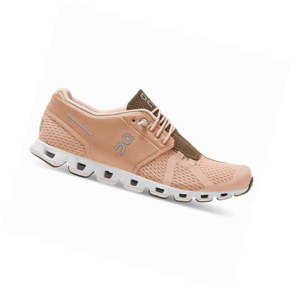 Tenis Para Correr En Carretera On Cloud Mujer Marrom Rosas Camuflados | 3846LWQHG