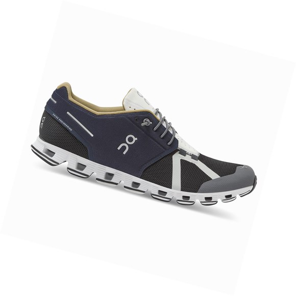 Tenis Para Correr En Carretera On Cloud 70/30 Hombre Azules Negros | 4895AYIJT