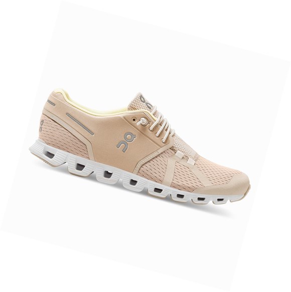 Tenis Para Correr En Carretera On Cloud Mujer Marrom Rosas | 4963FVNJM