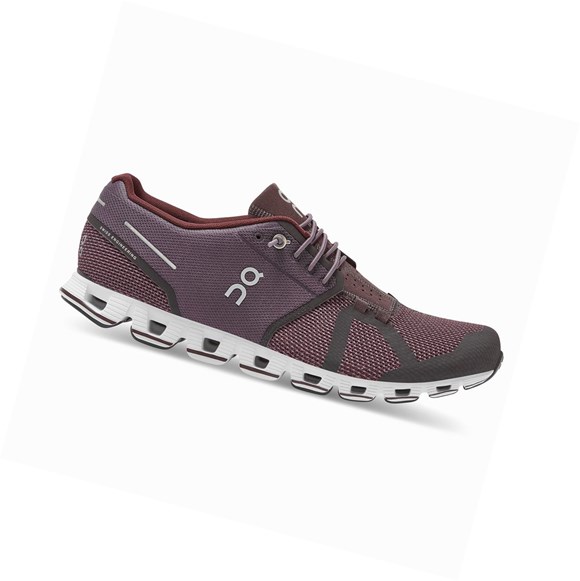 Tenis Para Correr En Carretera On Cloud Hombre Rojos Morados | 5287XPCUZ