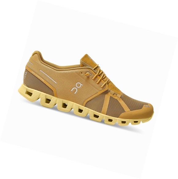 Tenis Para Correr En Carretera On Cloud Monochrome Hombre Marrom Amarillos | 6245SNPJK