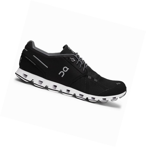Tenis Para Correr En Carretera On Cloud Hombre Negros Blancos | 6502OGNXE