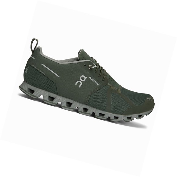 Tenis Para Correr En Carretera On Cloud Impermeables Hombre Verde Oliva | 9568ERYBN