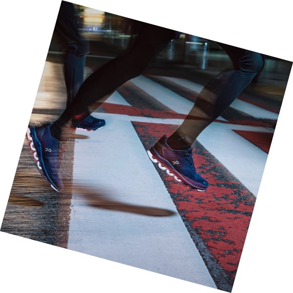 Tenis Para Correr En Carretera On Cloudace Hombre Azules Oscuro Azul Marino | 7610IWRXA