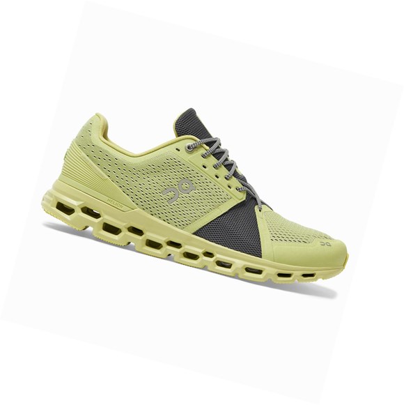 Tenis Para Correr En Carretera On Cloudstratus Hombre Amarillos | 2763AQCBS