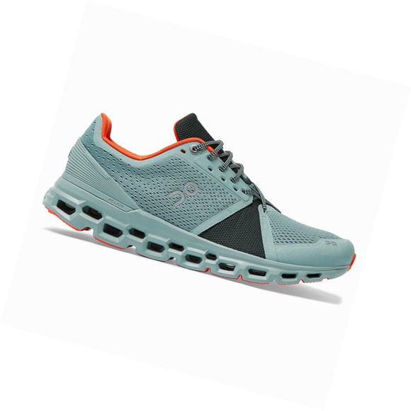 Tenis Para Correr En Carretera On Cloudstratus Hombre Verdes Oscuro | 3956CAFML