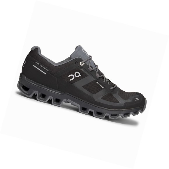 Tenis Para Trail Running On Cloudventure Impermeables Hombre Negros | 1459QVCXI