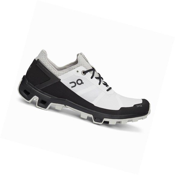 Tenis Para Trail Running On Cloudventure Peak Mujer Blancos Negros | 8352MQSNH