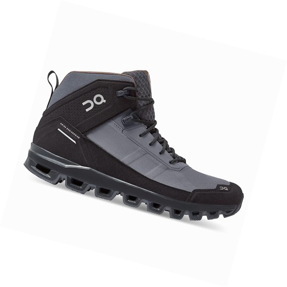 Tenis Senderismo On Cloudridge Hombre Negros Grises | 9465FLWYZ
