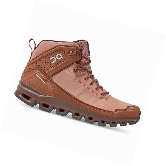 Tenis Senderismo On Cloudridge Mujer Marrom Rosas | 1284VZJTN