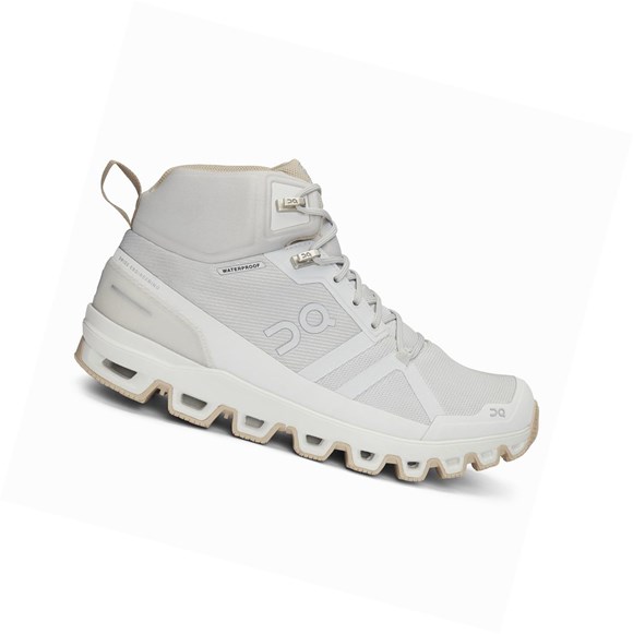 Tenis Senderismo On Cloudrock Impermeables Mujer Beige | 1083GVFSX
