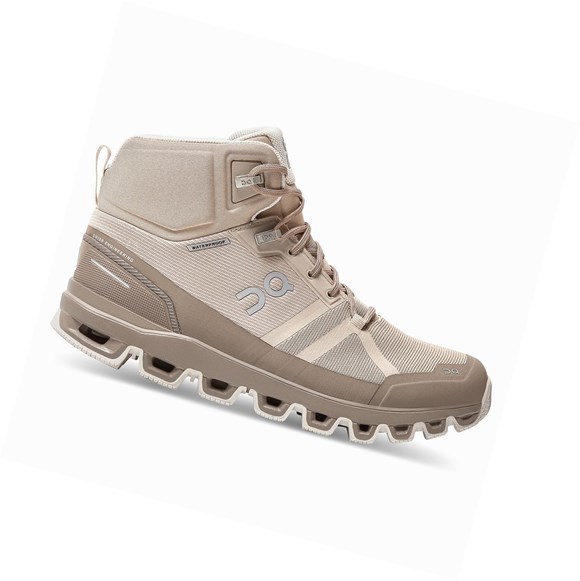Tenis Senderismo On Cloudrock Impermeables Mujer Kaki | 5841OITUB